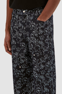 Arte Pantalon Jonas Flowers Marine