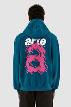 Charger l&#39;image dans la galerie, Arte Hoodie Harmon Back A Pixel Blue lagoon