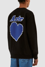 Charger l&#39;image dans la galerie, Arte Sweatshirt Cohen Back Heart Black ko