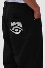 Charger l&#39;image dans la galerie, Arte Pantalon Back Pocket Graphic Black