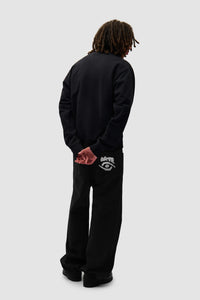 Arte Pantalon Back Pocket Graphic Black