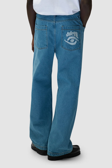 Arte Pantalon Back Pocket Graphic Bleach