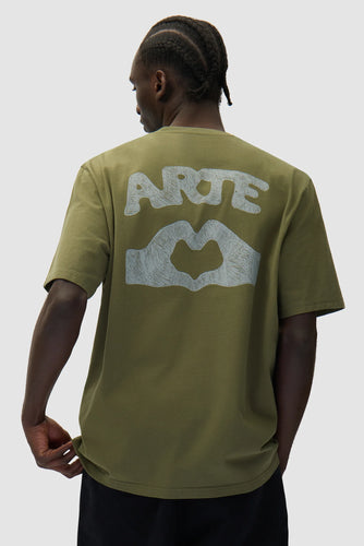 Arte T-Shirt Diels Stitch Green