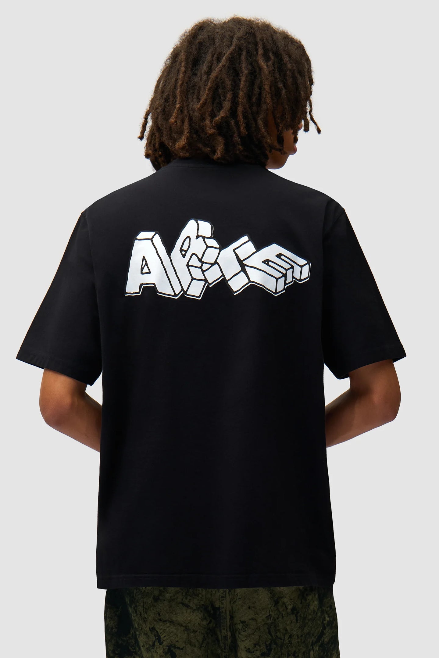 Arte T-Shirt Blocks Print Black