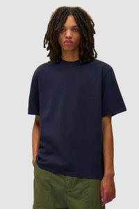 Arte T-Shirt Blocks Print Navy