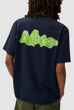 Charger l&#39;image dans la galerie, Arte T-Shirt Blocks Print Navy