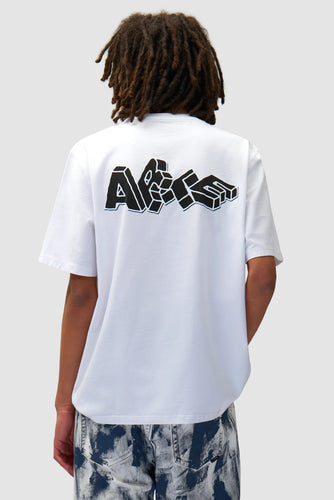 Arte T-Shirt Blocks Print White