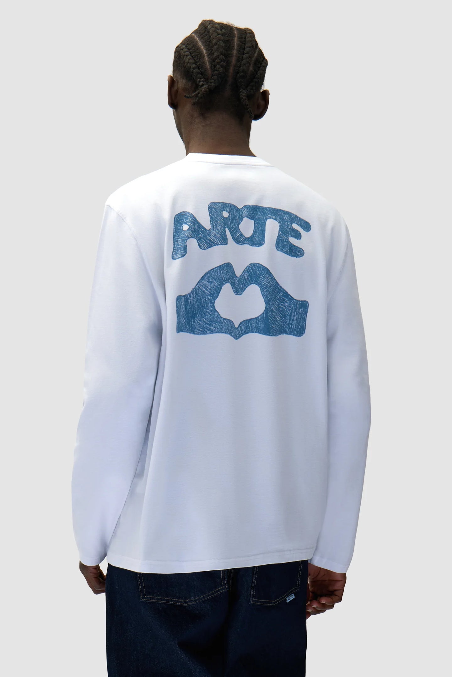 Arte T-Shirt Manches Longues Diels Stitch White