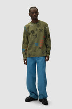 Charger l&#39;image dans la galerie, Arte T-Shirt Allover Waffle Manches Longues Green