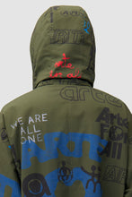 Charger l&#39;image dans la galerie, Arte Parka Art Saves Dark Green