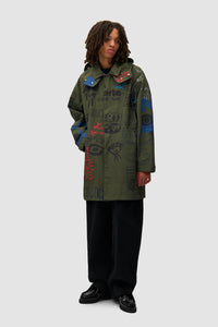 Arte Parka Art Saves Dark Green
