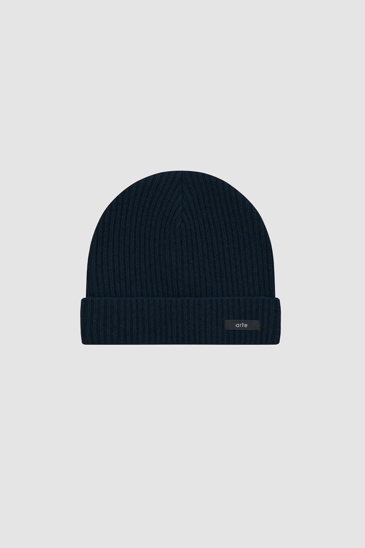 Arte Bonnet Label en Laine Navy