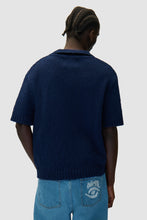 Charger l&#39;image dans la galerie, Arte Pull Football en Coton Blue