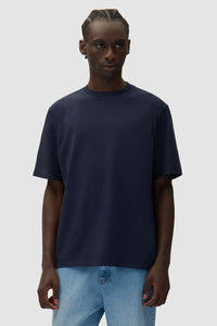 Arte T-Shirt Cut Out Print Navy