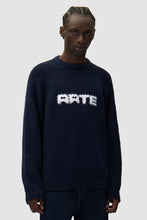 Charger l&#39;image dans la galerie, Arte Pull Pixel Front Navy