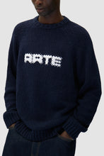 Charger l&#39;image dans la galerie, Arte Pull Pixel Front Navy