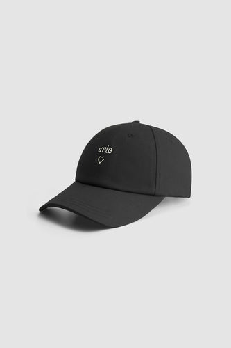 Arte Casquette avec Logo Coeur Black