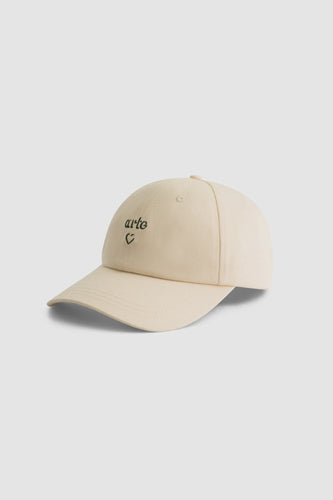 Arte Casquette avec Logo Coeur Cream