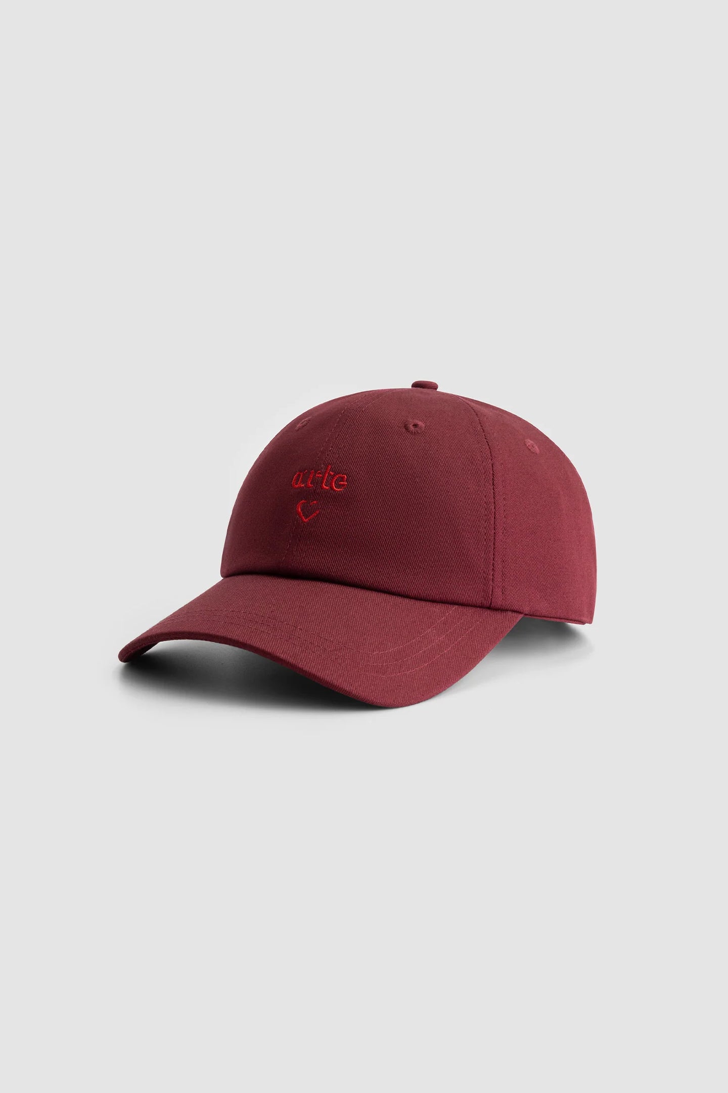 Arte Casquette avec Logo Coeur Bordeaux