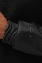 Charger l'image dans la galerie, Arte Veste Varsity en Cuir Black