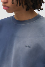Charger l'image dans la galerie, Arte T-Shirt Manches Longues Stencil Sunfade Navy