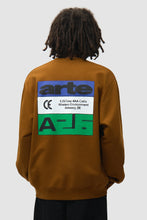 Charger l'image dans la galerie, Arte Sweatshirt Tricolor Serial Brown