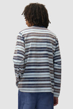 Charger l'image dans la galerie, Arte T-Shirt Manches Longues Sunfade Striped Navy
