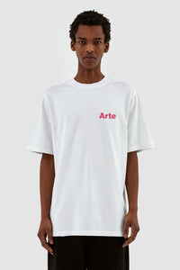 Arte T-Shirt Teo Back Heart White