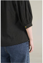 Charger l&#39;image dans la galerie, Bellepiece Blouse Belem Carbone