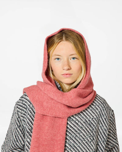 Homecore Capauche Baby Hood en Laine Cosmo Pink