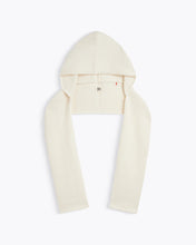 Charger l&#39;image dans la galerie, Homecore Capauche Baby Hood en Laine Cream