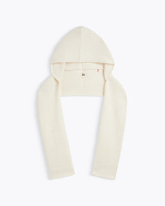 Homecore Capauche Baby Hood en Laine Cream