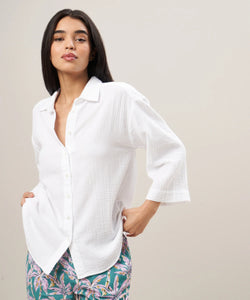 Hartford Chemise Cosy Blanc