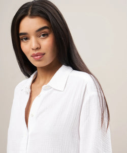 Hartford Chemise Cosy Blanc