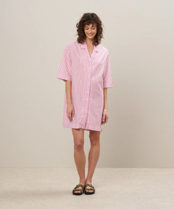 Hartford Robe Rafik Rayures Rose Les Archives