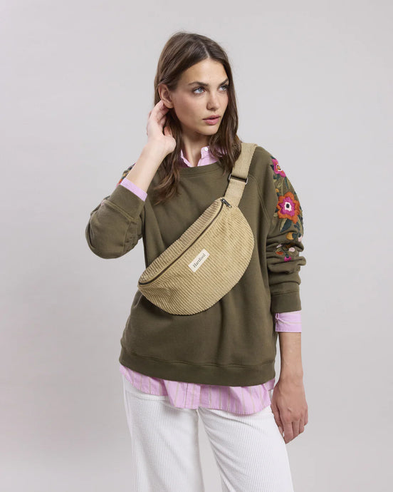 Hartford Banane Etna en Velours Beige