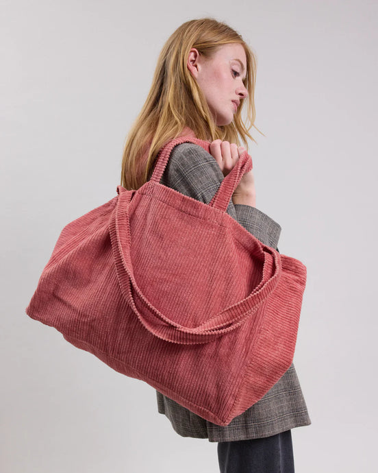 Hartford Sac Large en Velours Rose