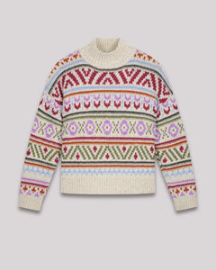 Hartford Pull Mayalen en Laine Multicolore