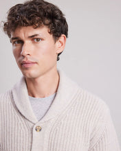 Charger l&#39;image dans la galerie, Hartford Pull Cardigan Shawl en Laine Ecru