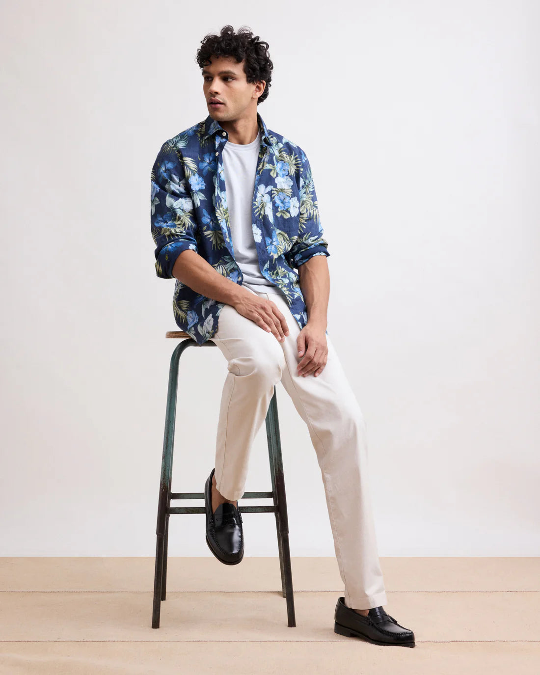 Hartord Chemise Paul Hawai Navy