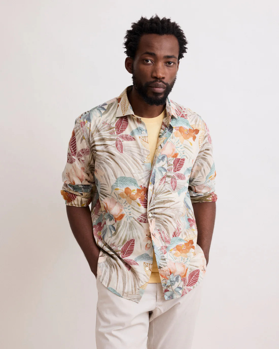 Hartord Chemise Paul Imprimé Tropical Multicolor