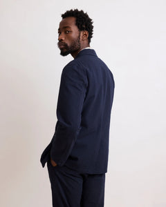 Hartford Veste Jobby en Seersucker Navy