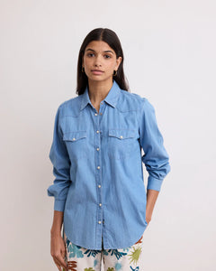 Hartford Chemise California Light Blue