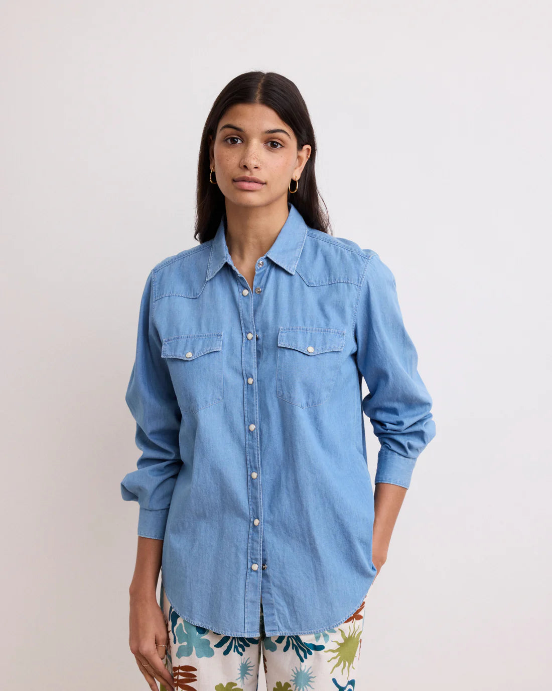 Hartford Chemise California Light Blue