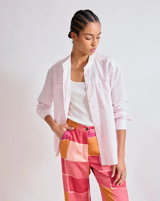 Hartford Chemise Cloud Pink White