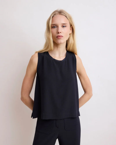 Hartford Top Howel en Crêpe Navy