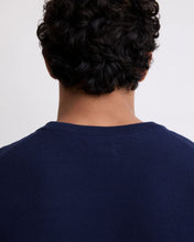 Charger l&#39;image dans la galerie, Hartford Pull Crew en Coton Piqué Navy