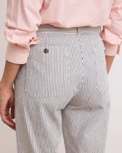 Charger l&#39;image dans la galerie, Hartford Pantalon Pastora en Twill White Blue
