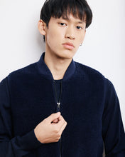 Charger l&#39;image dans la galerie, Hartford Gilet en Sherpa Bleu Marine