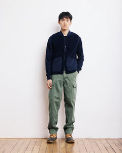 Hartford Gilet en Sherpa Bleu Marine